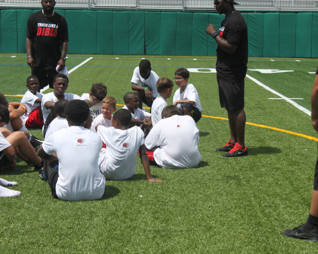 2013 Dibia Football Camp with Desmond Howard